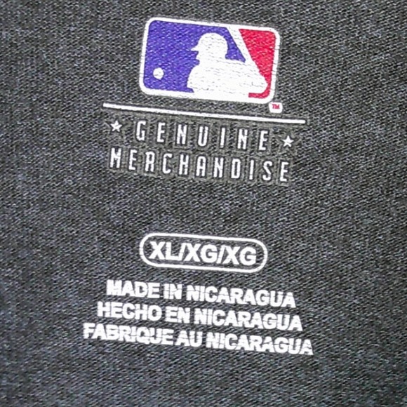 MLB Chicago Cubs T-Shirt Mens XL Gray Short Sleeve Baseball Graphic Tee - Picture 3 of 3